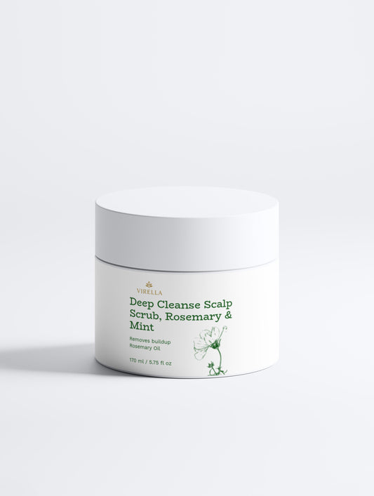 Deep Cleanse Scalp Scrub, Rosemary & Mint