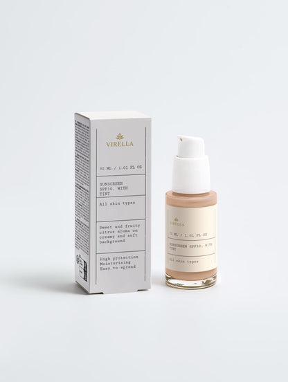 Sunscreen SPF30, with tint