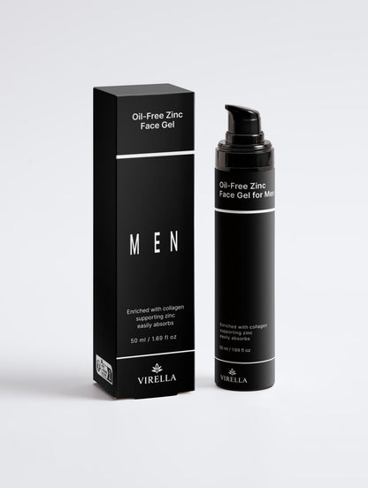 Oil-Free Zinc Face Gel for Men